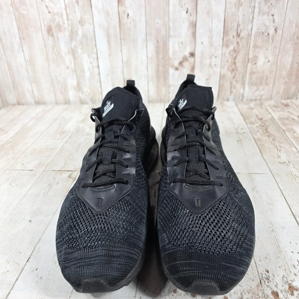 Nike Air Max Flyknit Racer Mens Black Running Shoes FD2764-001 Size 11